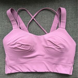 Lululemon Like a Cloud D DD Longline Sports Bra vintage plum